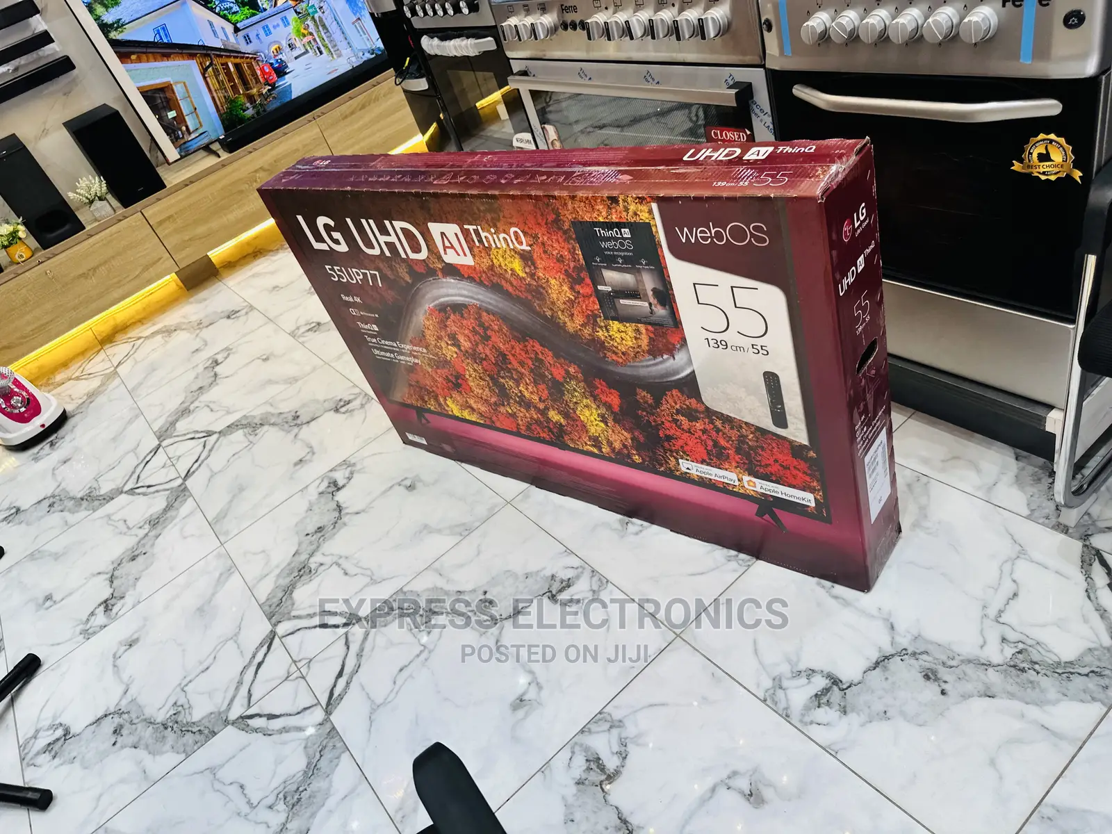 100%Pure UHD Display LG UP77 55”