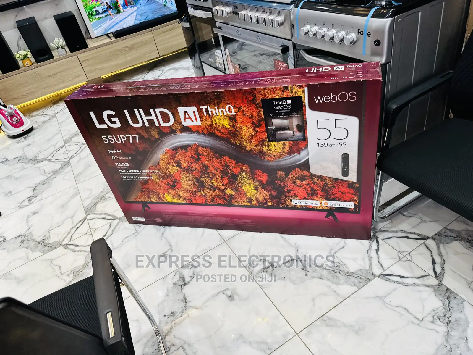 Smart Hub Clear Sound LG UHD LED 55”Up77 Tv