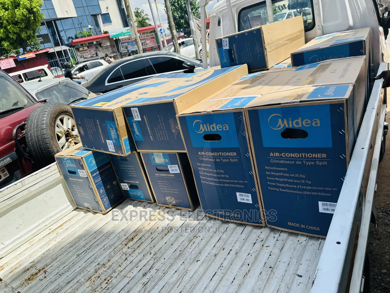 Fire Proof Electric Box R410 Gas 1.5hp Split Midea AC
