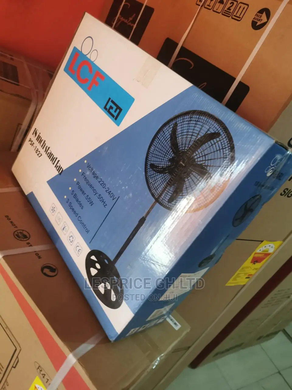 Top Pearl Standing Fan 18inch