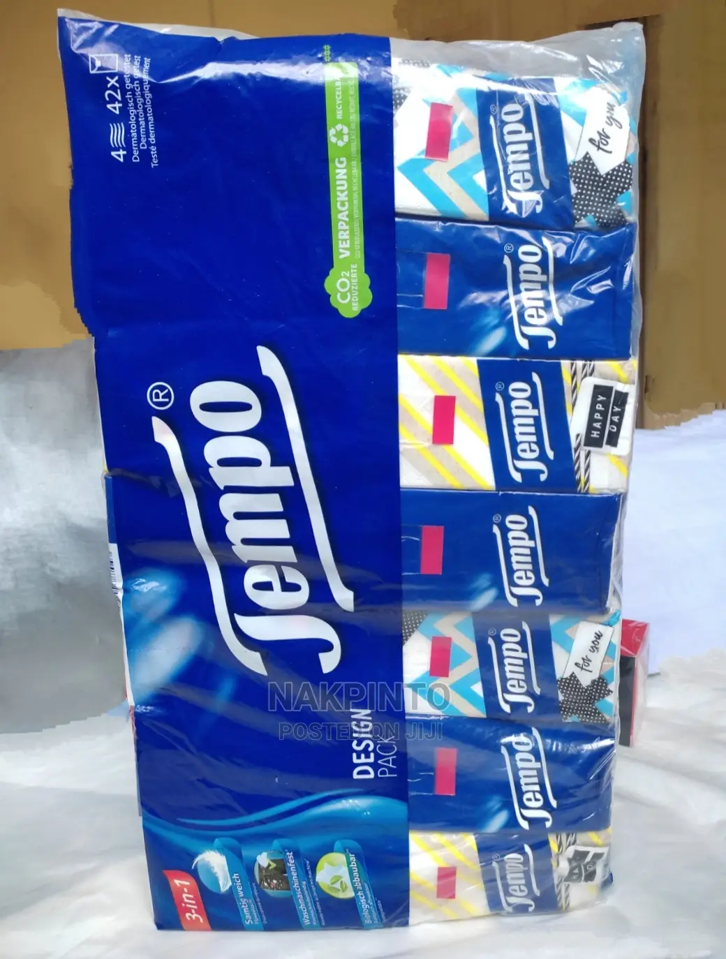Original Handkerchiefs. Pocket Tissues (42 Pack)