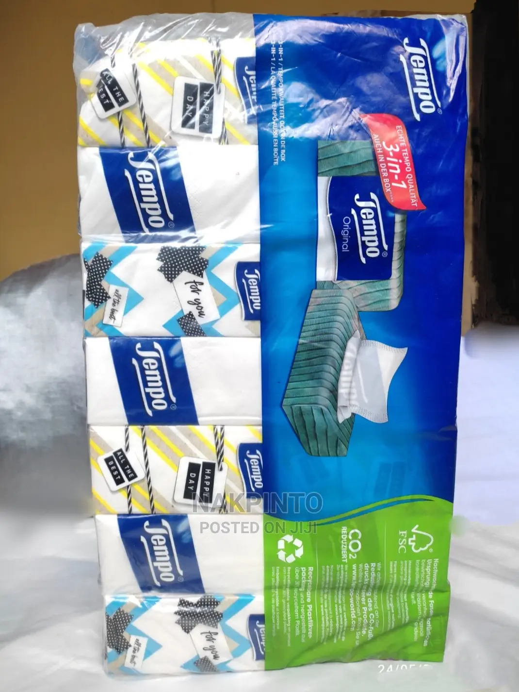 Original Handkerchiefs. Pocket Tissues (42 Pack)