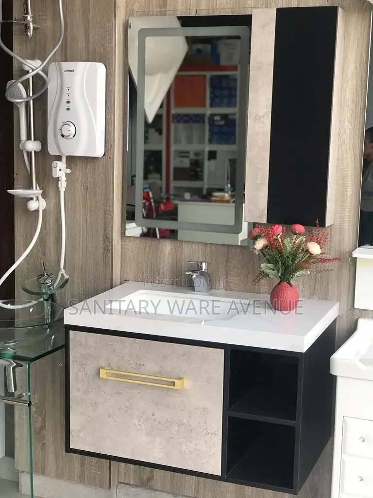Vanity Basin - Wall Hung Cabinet - Bathroom Sink