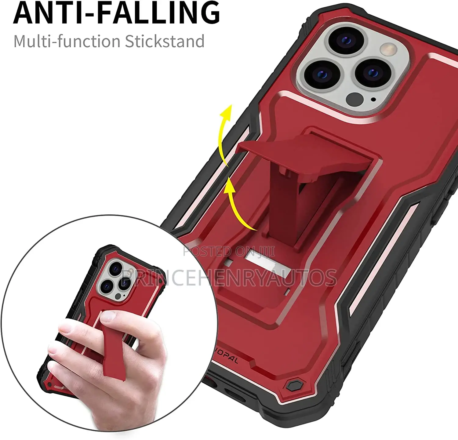 DUOPAL Shockproof Case+Tempered Glass for iPhone 13pro