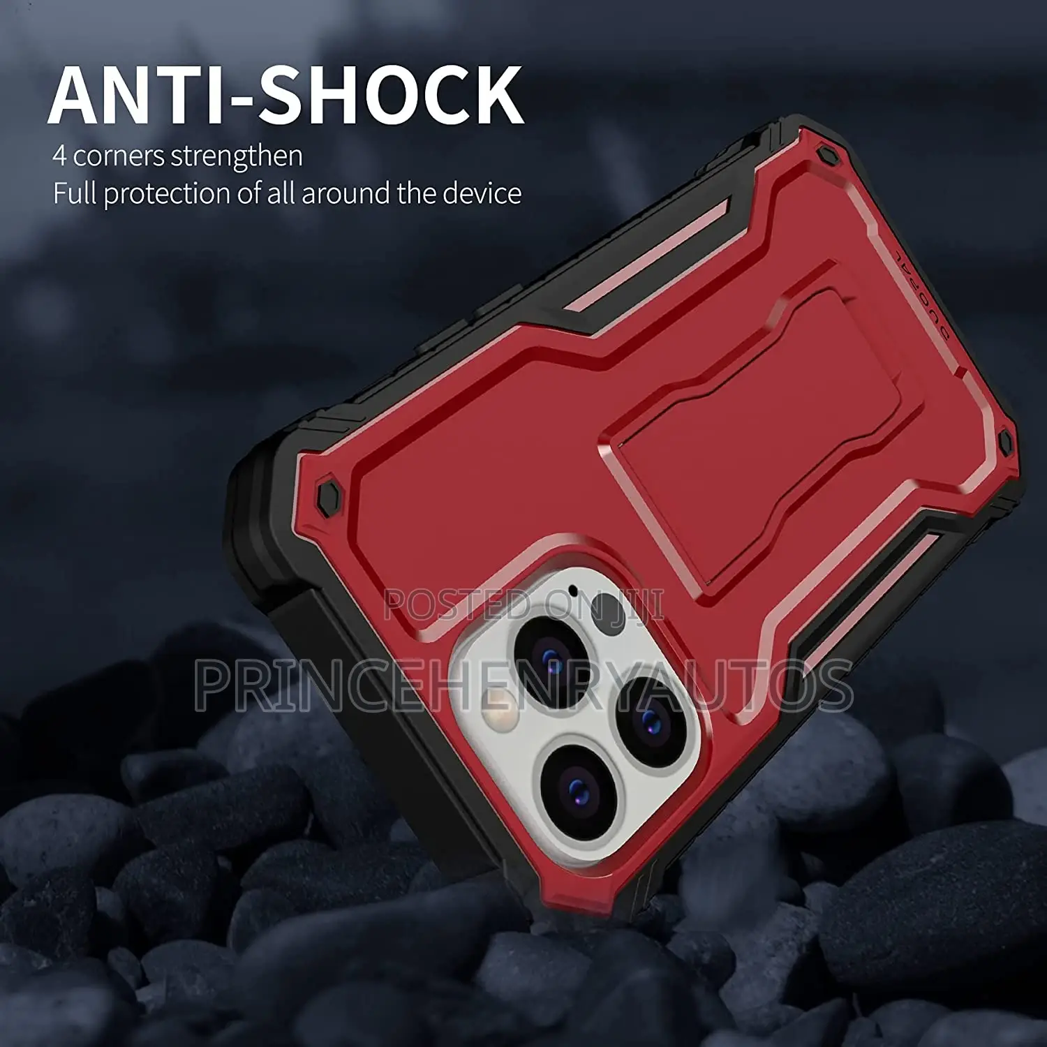 DUOPAL Shockproof Case+Tempered Glass for iPhone 13pro