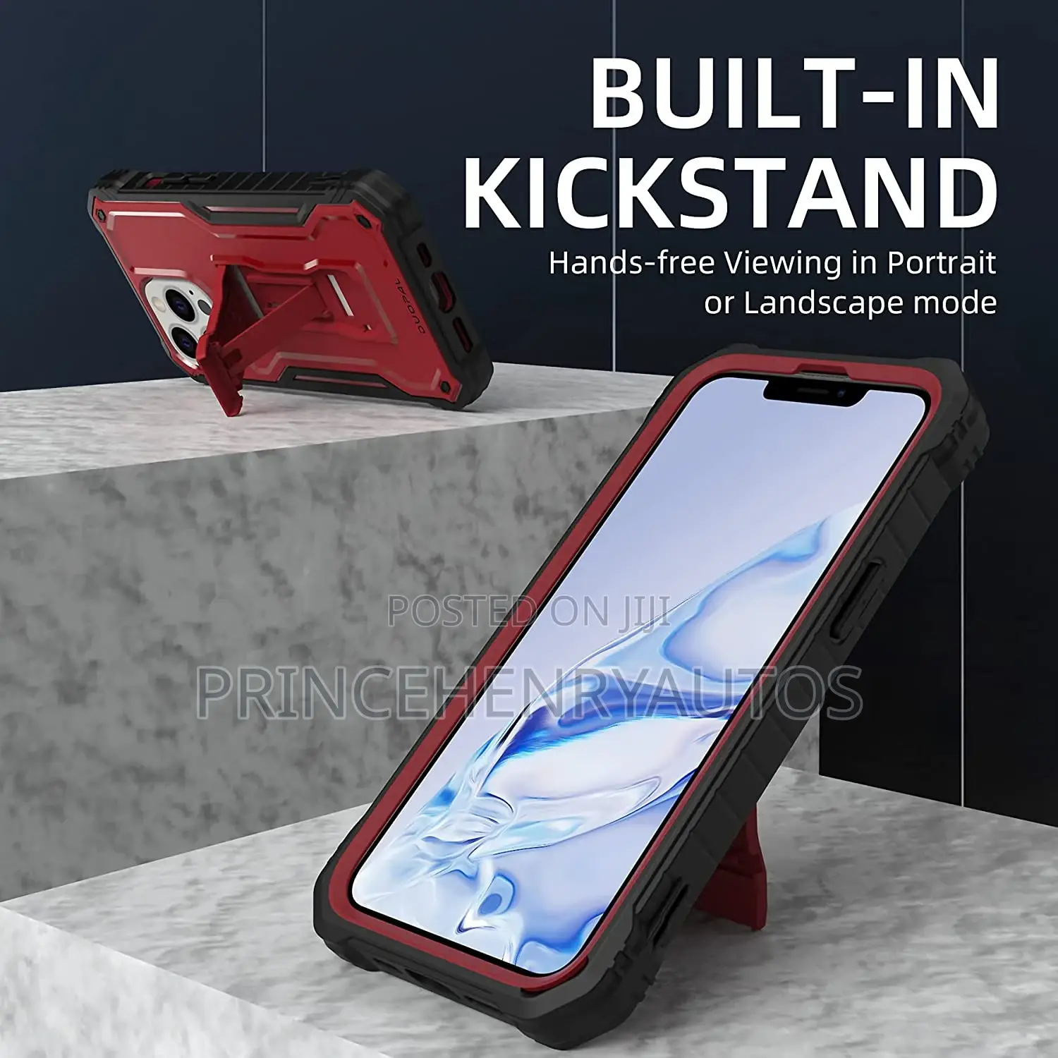 DUOPAL Shockproof Case+Tempered Glass for iPhone 13pro