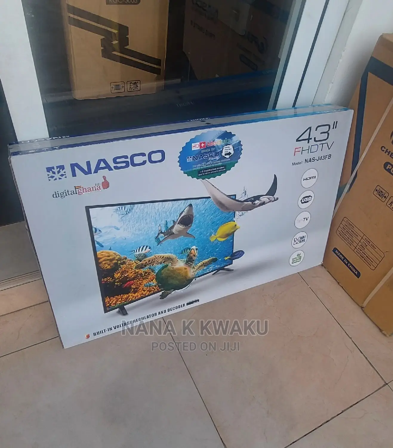 Hdmi_nasco 43inches_led Digital Satellite Tv