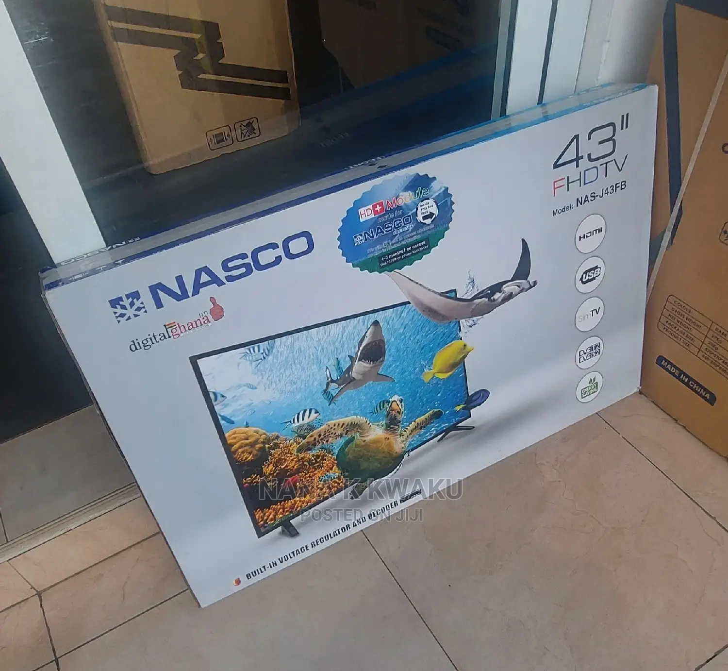 Hdmi_nasco 43inches_led Digital Satellite Tv