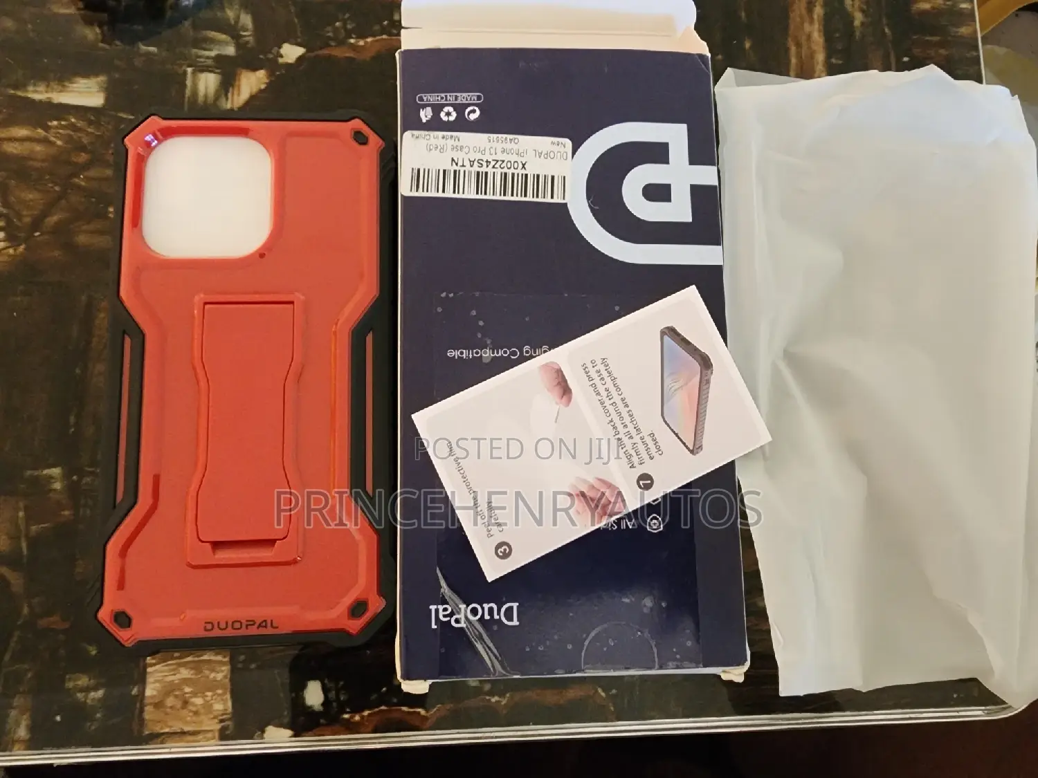 DUOPAL Shockproof Case+Tempered Glass for iPhone 13pro