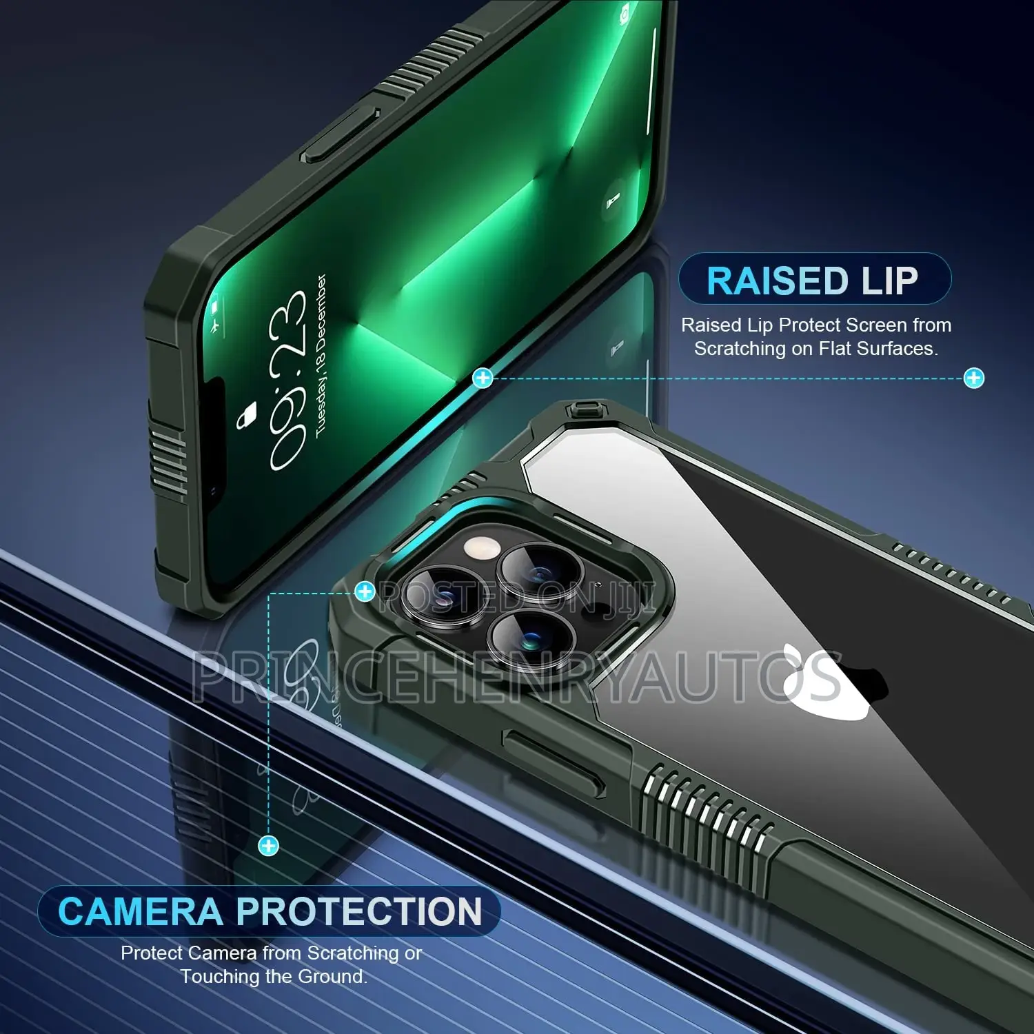 TENDLIN iPhone 13 Pro Case+Screen Protector+Camera Protector