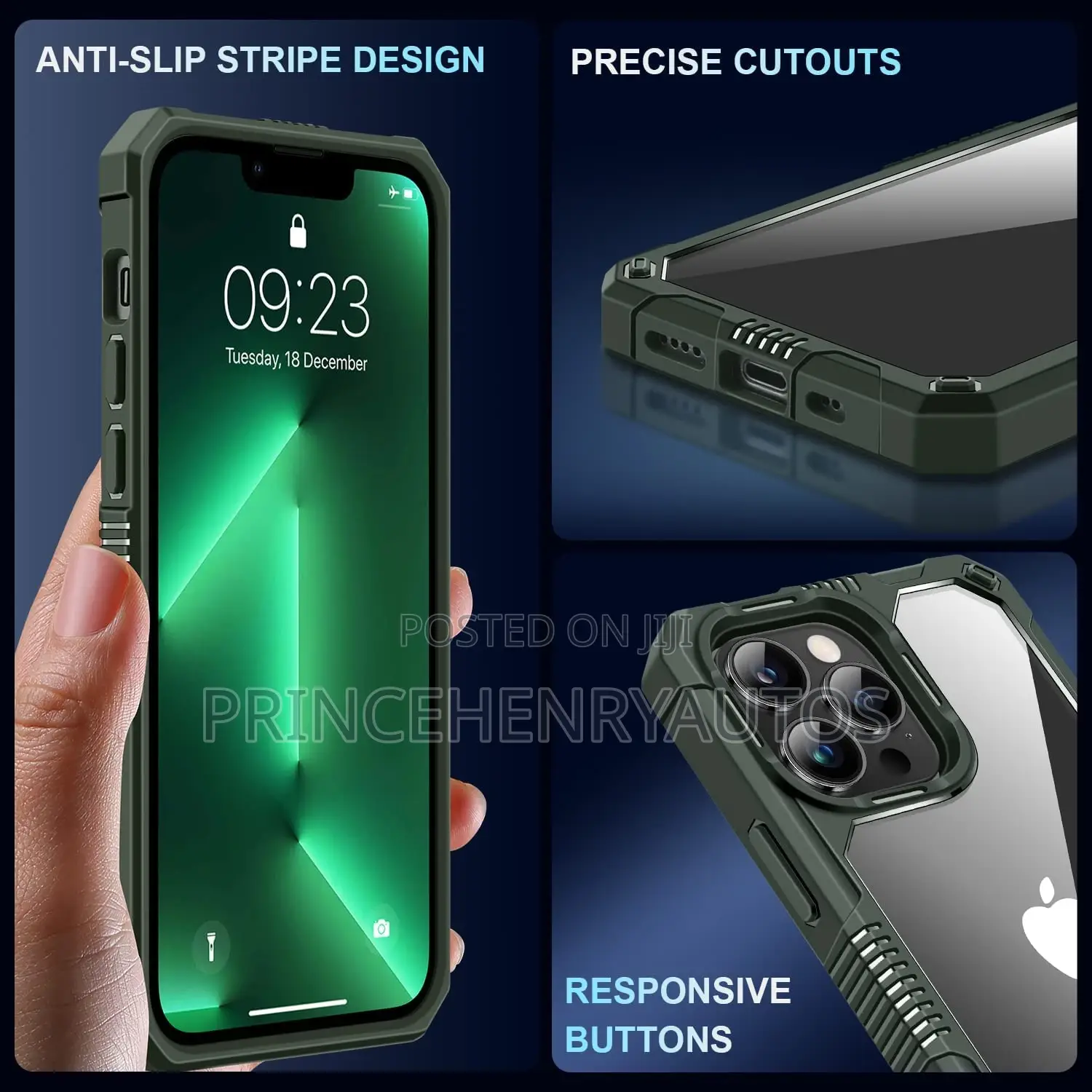 TENDLIN iPhone 13 Pro Case+Screen Protector+Camera Protector