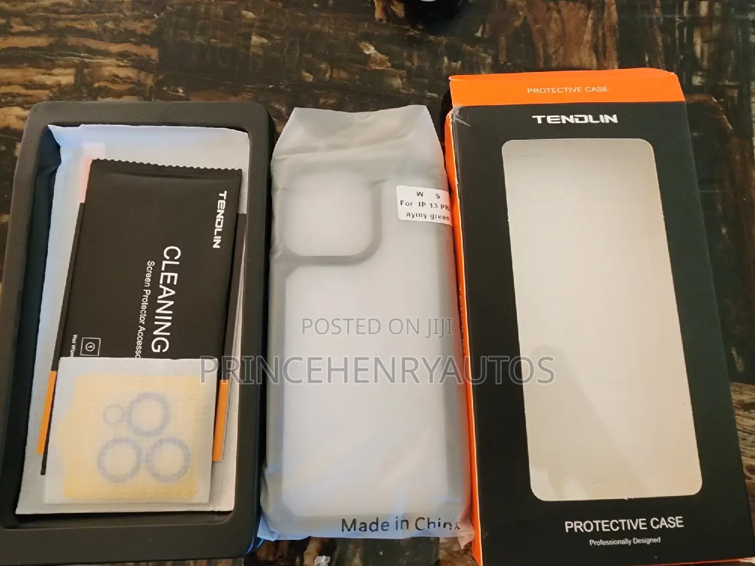 TENDLIN iPhone 13 Pro Case+Screen Protector+Camera Protector