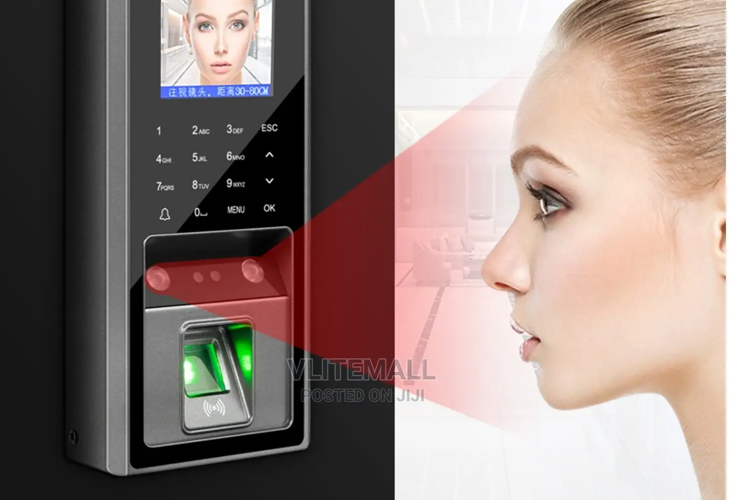 NX7 Facial Recognition Access Controller Time Attendance