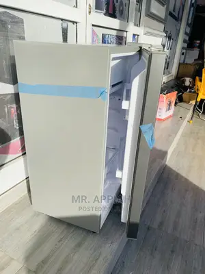 Low Energy Consumption Single Door Pearl Fridge(PF-109)Gray.