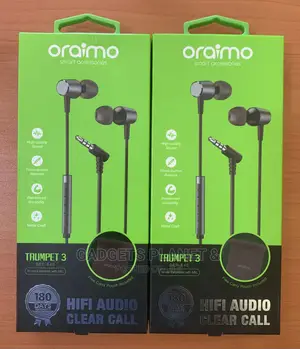Oraimo Trumpet 3 Earphones Hifi Audio Clear Call / Oep - E40