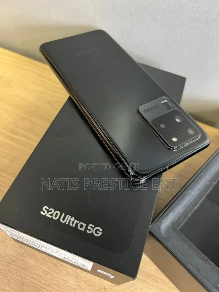 New Samsung Galaxy S20 Ultra 5G 128 GB Black