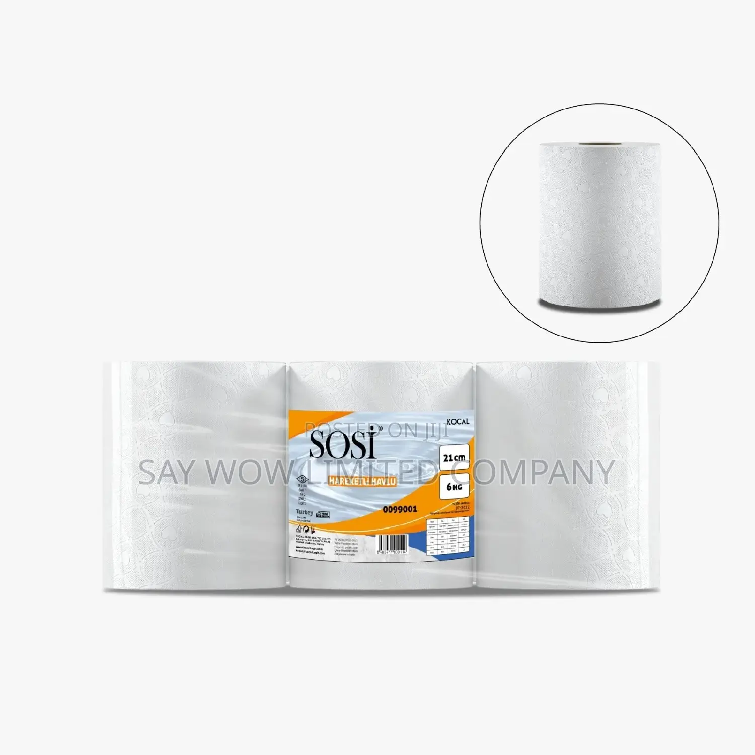 Sosi Jumbo Hand Paper Towel( 1 X 6)