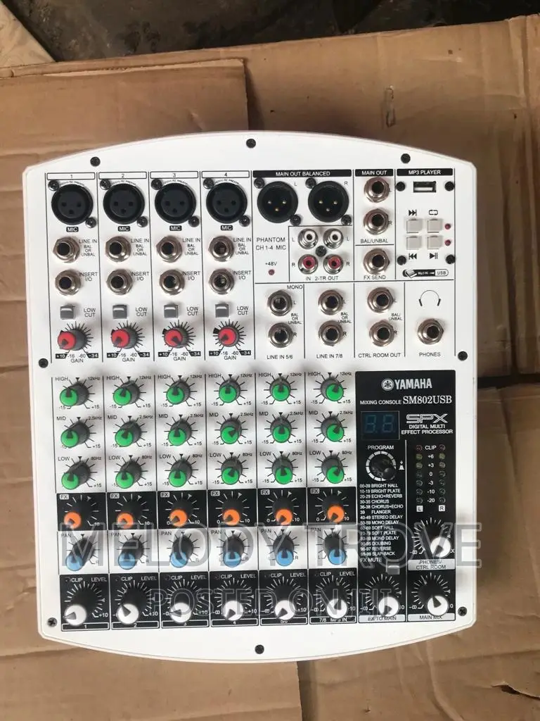 8channel Raw Mixer (Sm802usb)