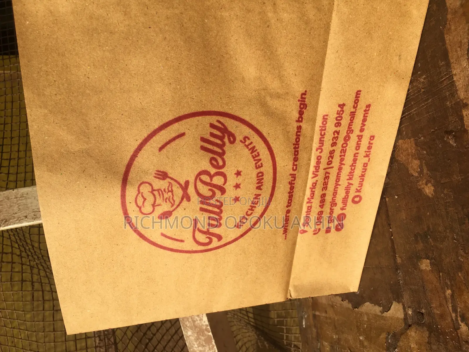 Branded Soft Kraft Bags