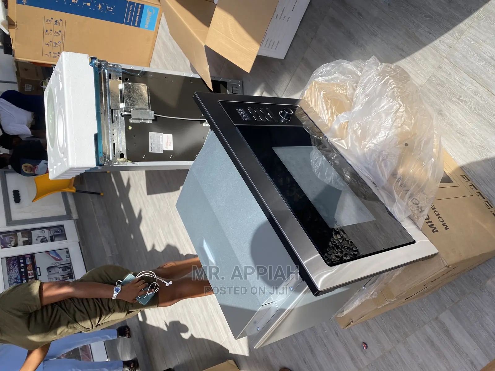 AM925BVE,Stainless Steel Midea Buil-in Microwave Ov on Sale