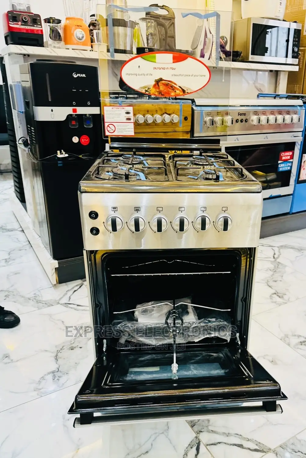 No.1 Best Choice 50/60 Gas Cooker Stove 4burner Grill Oven