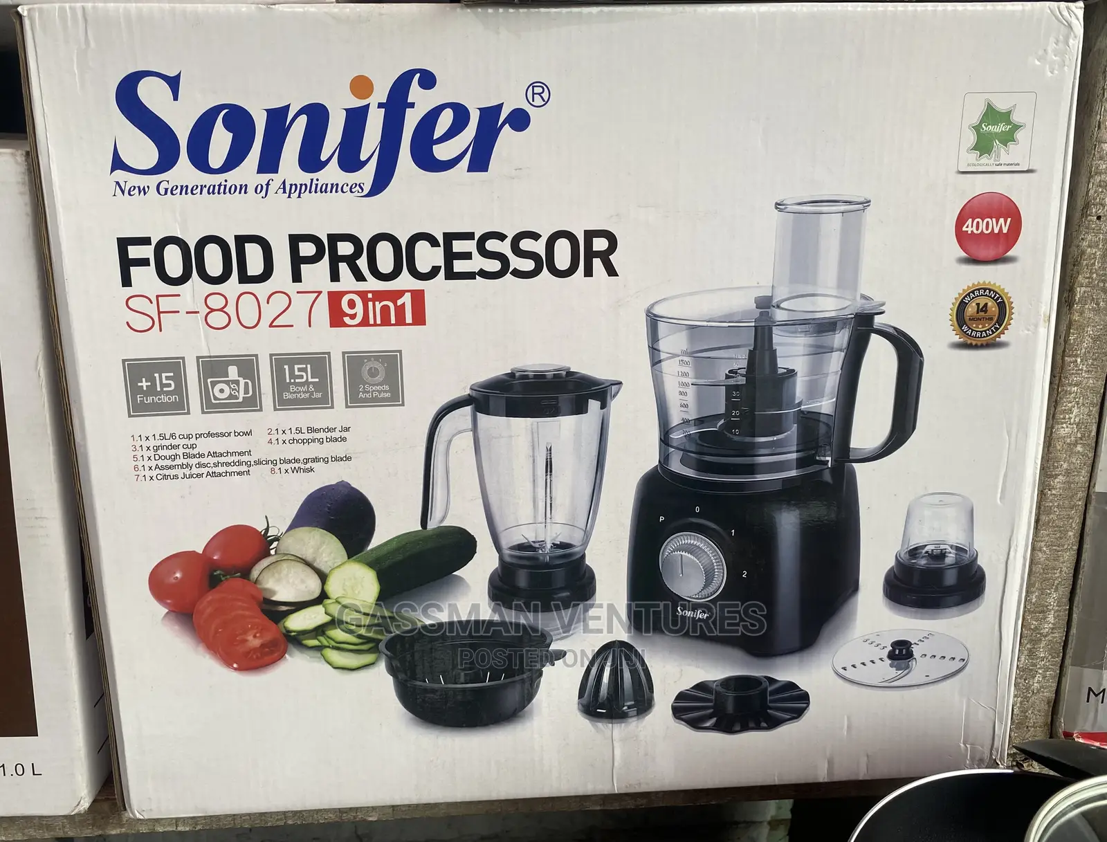 Sonifer Food Processor