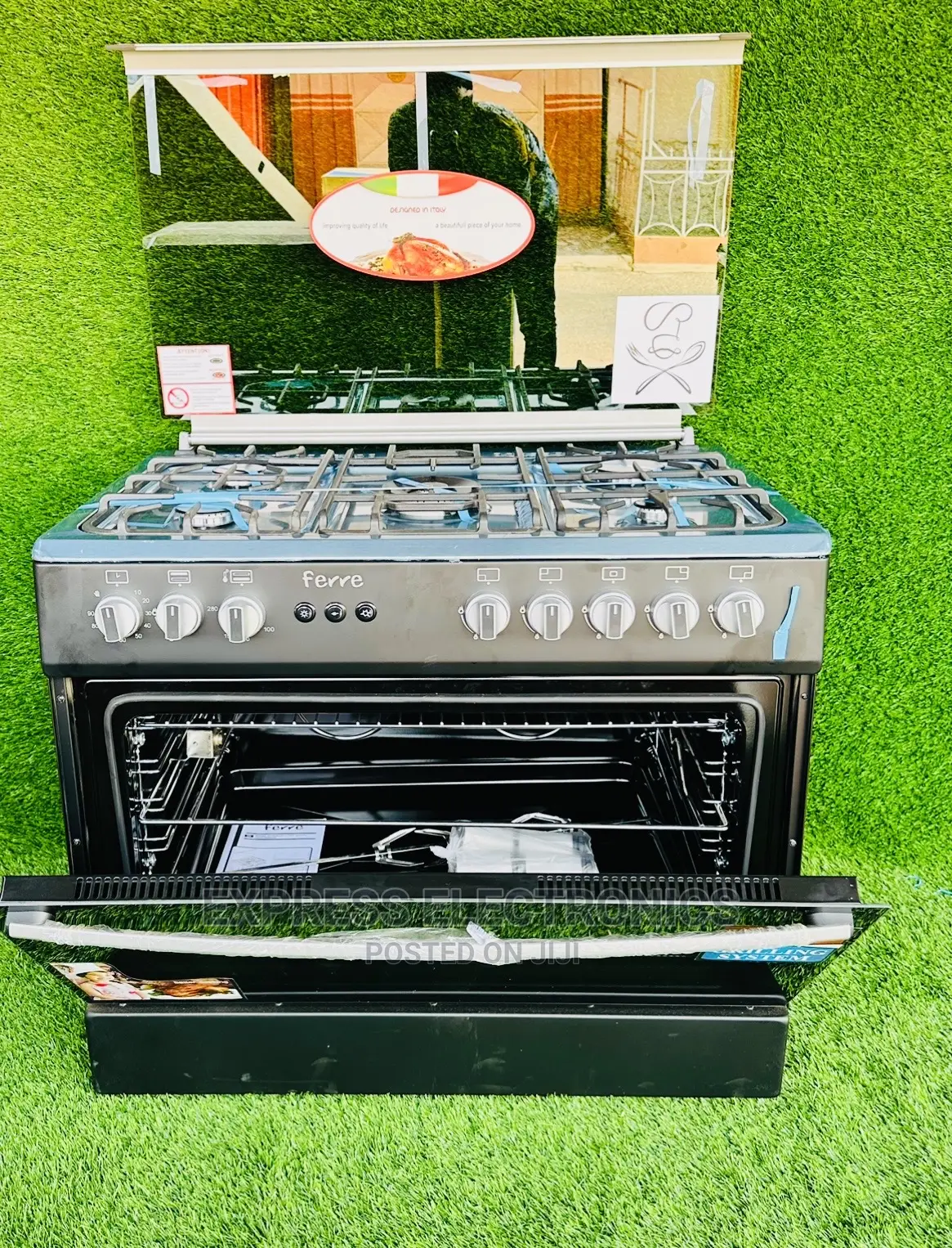 No.1 Best Choice Ferre 5burner Gas Cooker Oven Grill
