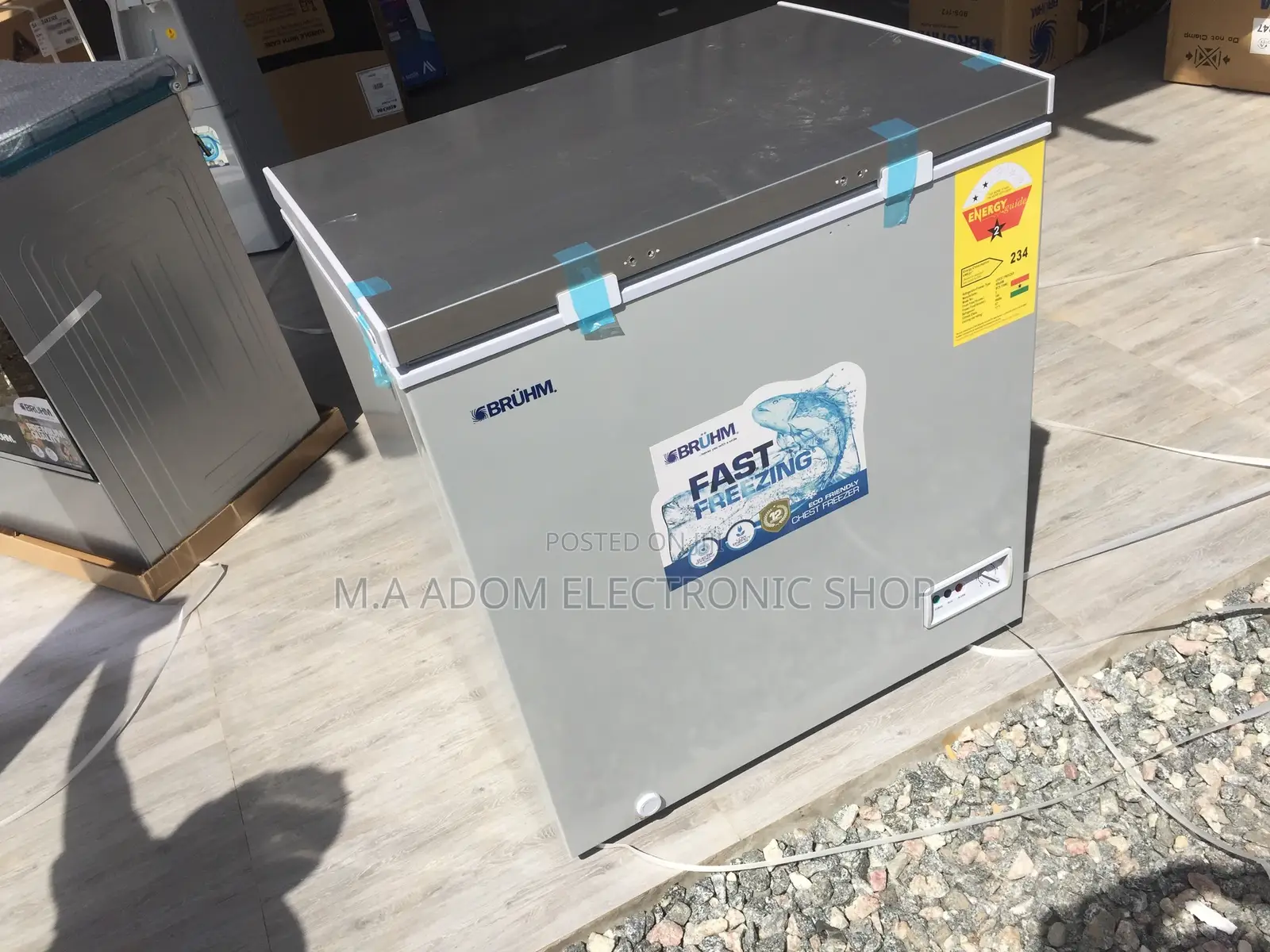 Long Lasting Bruhm Chest Freezer Fast Cooling 150l
