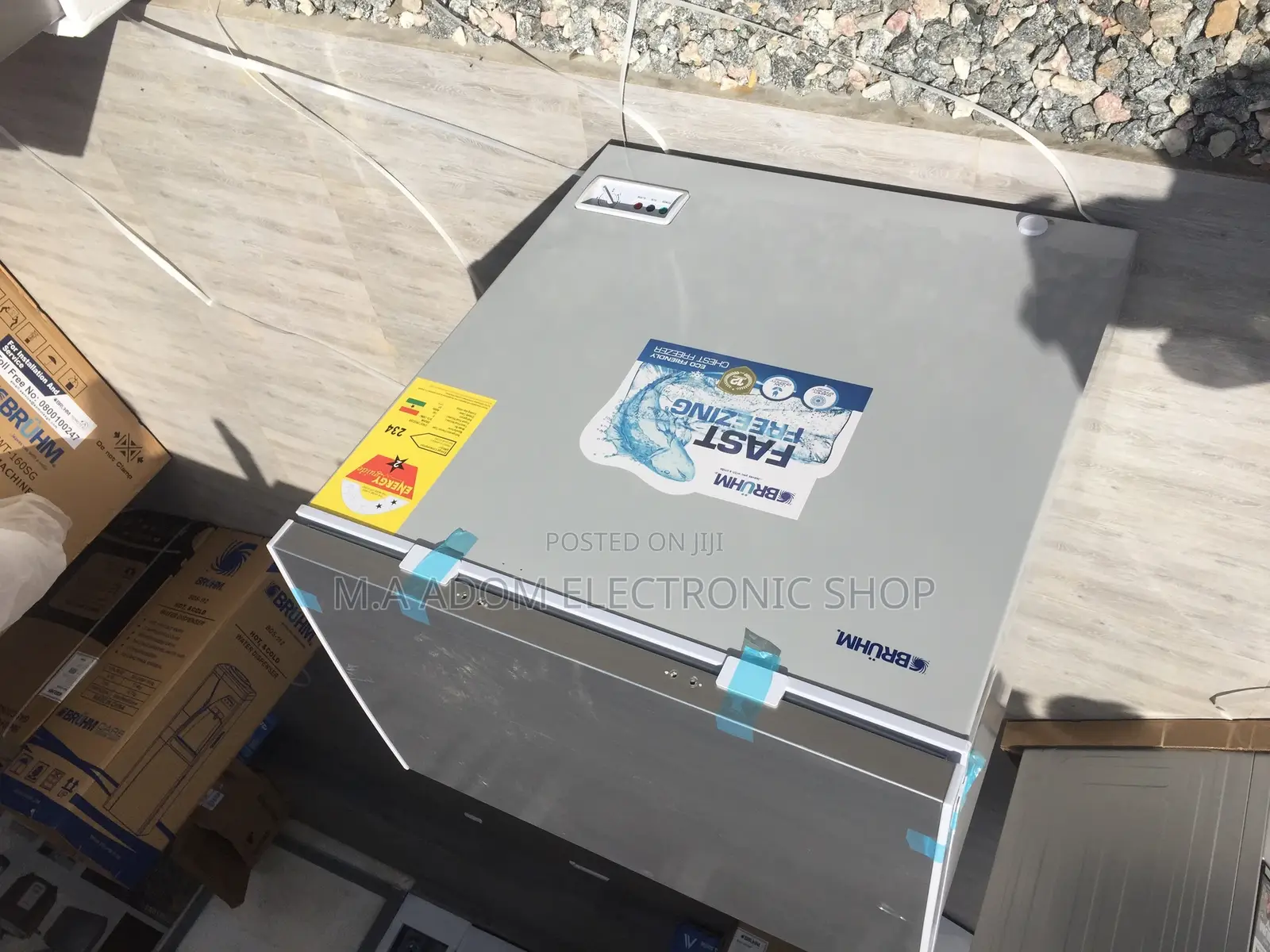 Nicely New Bruhm Chest Freezer Fast Cooling 150L
