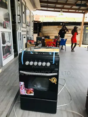 Black Ferre 4 Gas Burner 50x55 Cooker