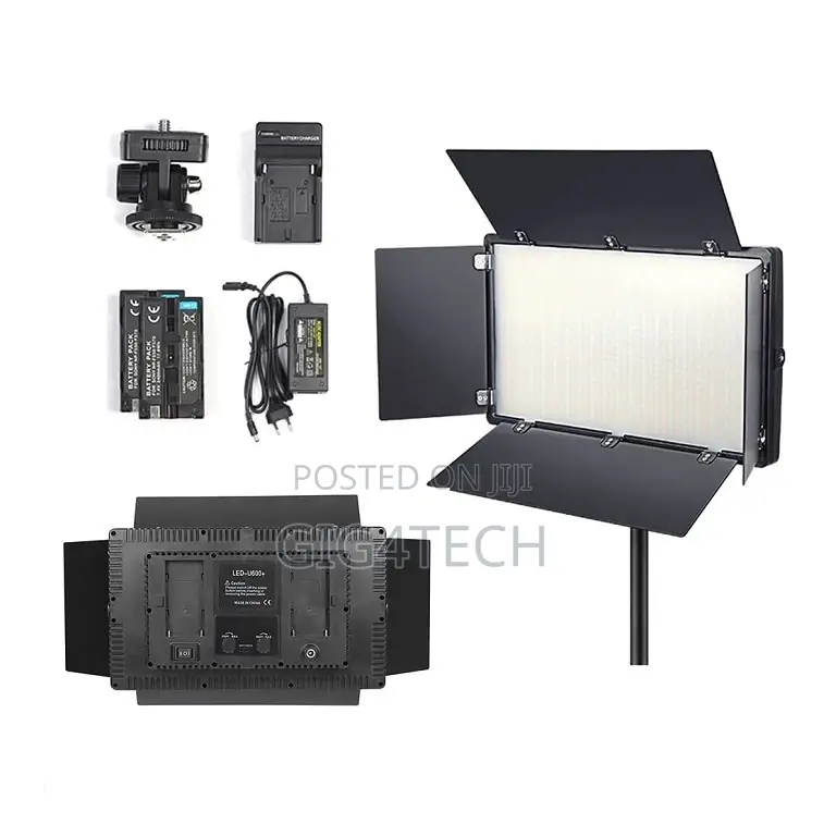 Led 800 Camera Light With Battery and Tripod