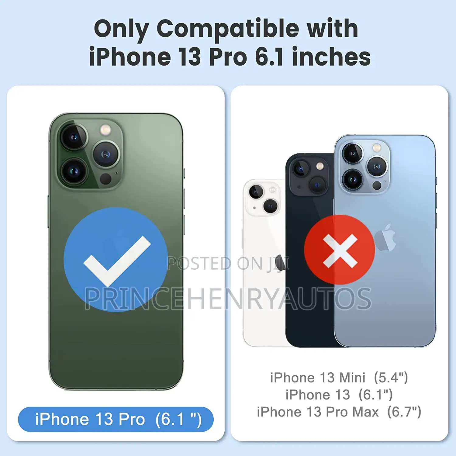 Maxdara 3 in 1 Bundle Accessories for iPhone 13 Pro