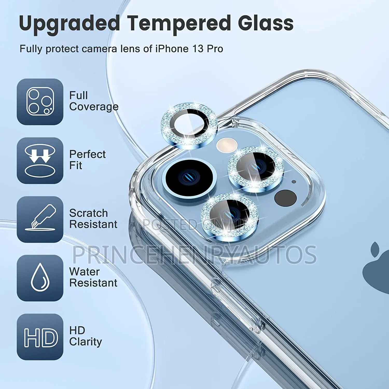 Maxdara 3 in 1 Bundle Accessories for iPhone 13 Pro