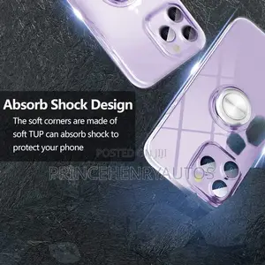ZHIYIWU Shockproof+ Magnetic Ring Holder for iPhone 14 Pro