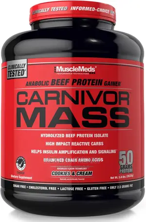 Carnivor Mass Gainer Beef Protein Isolate Weight Gainer