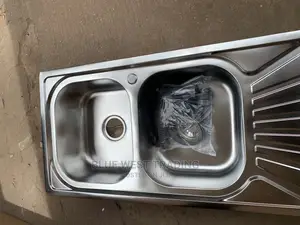 Double Bowl Cabinet Sink With Arm