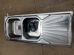 Double Bowl Cabinet Sink With Arm