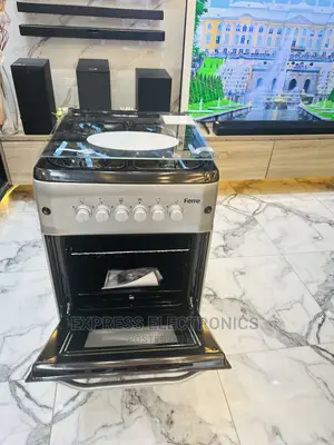 Built in Oven Lamp 4burner 50/55 Gas Cooker Sliver Color
