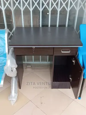 Office Table With Three Storage