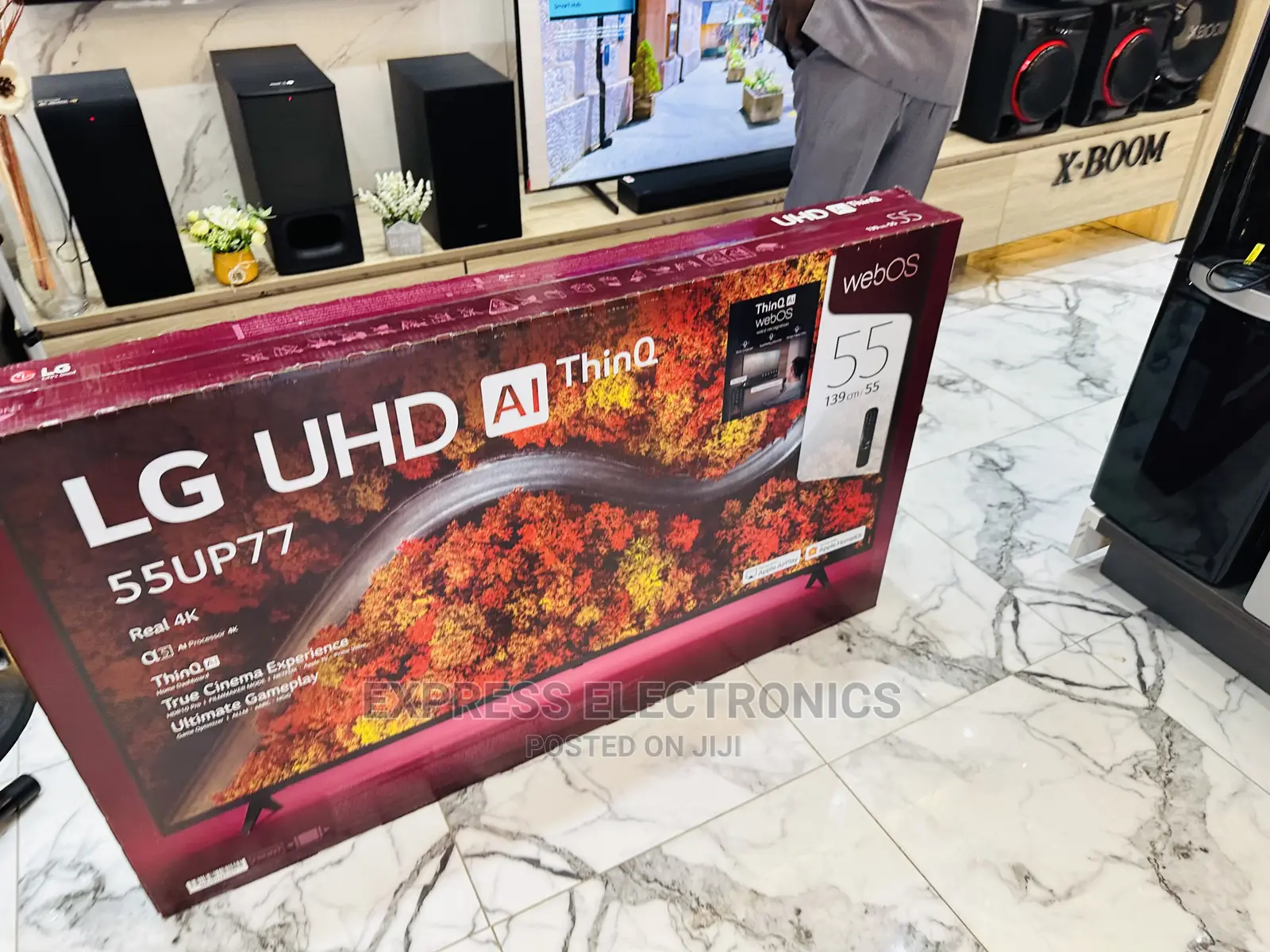 Fast Ultra Processor Smart LG UHD UP77 55” Tv 