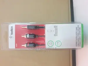 Stereo to Rca Aux or Phono Audio Cable Belkin Branded