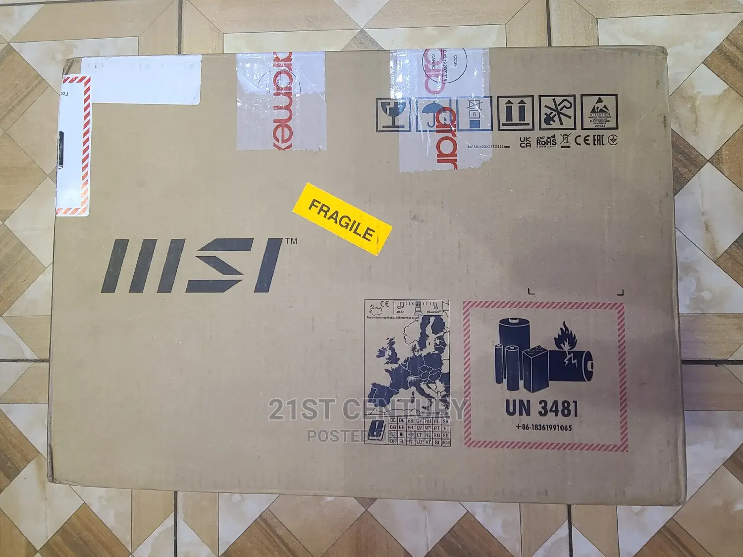 New Laptop MSI Vector GP66HX 12UGS 32GB Intel Core I7 SSD 1T