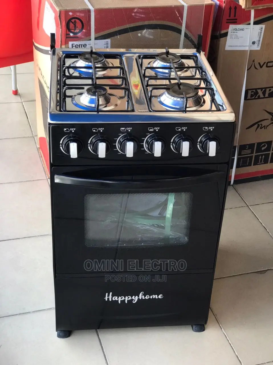 Brand New 4 Burner Happy Home 50/50 Gas Burner