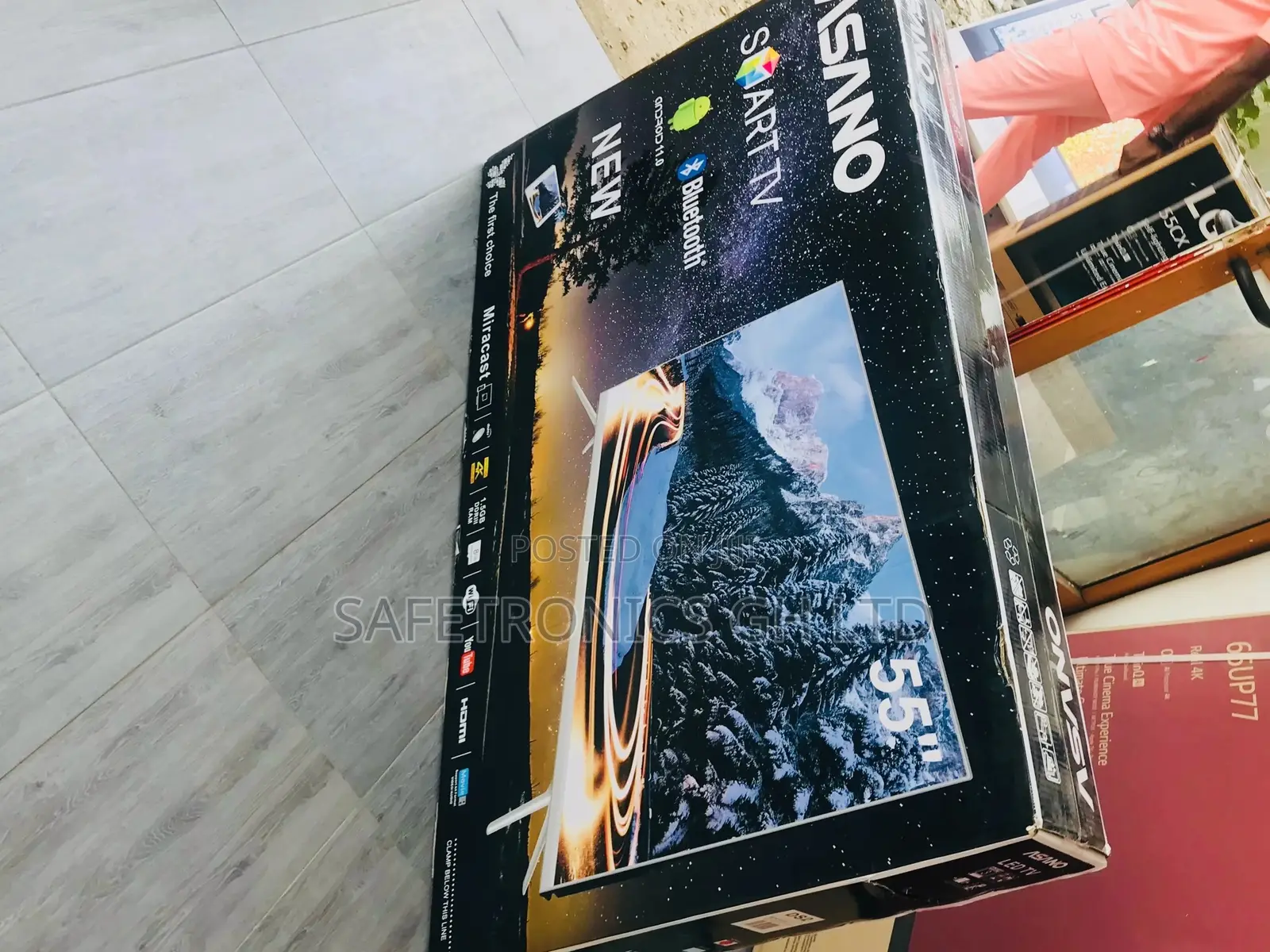 Satellite TV Asano 55" UHD Smart