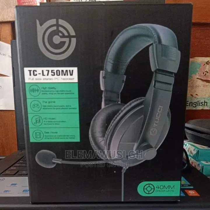 Tucci Stereo Headset With Microphone