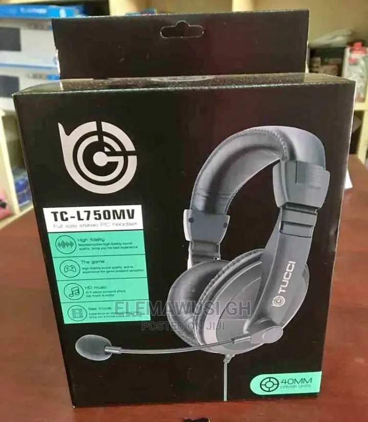 Tucci Stereo Headset With Microphone
