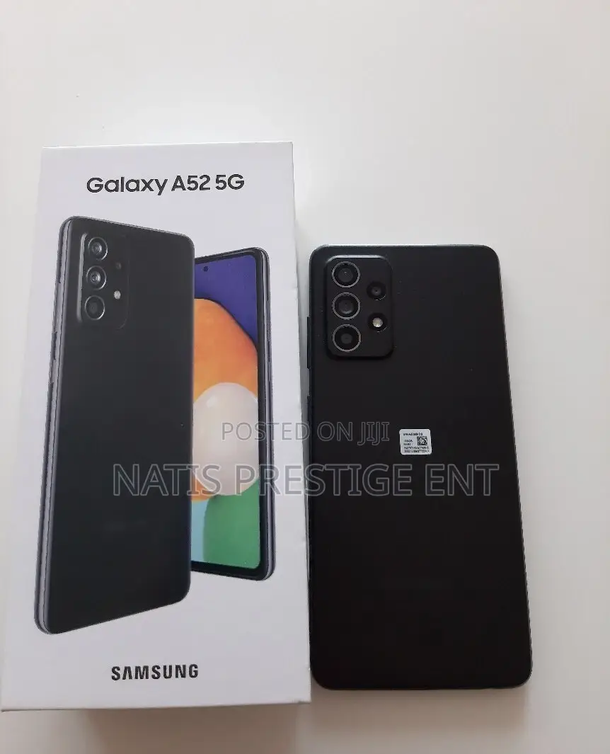 New Samsung Galaxy A52 5G 128 GB Black