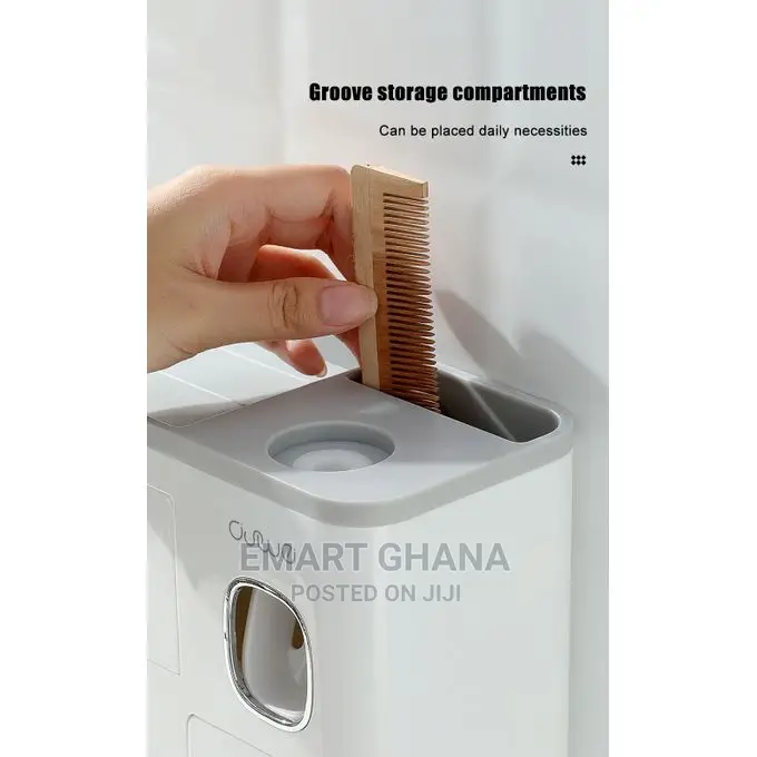 Magnetic Adsorption Inverted Toothbrush Holder Automatic