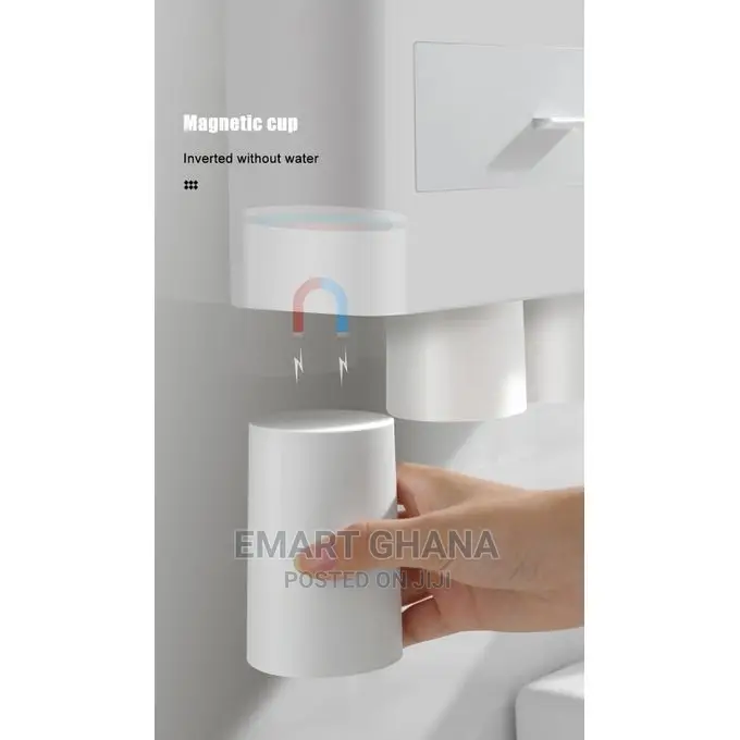 Magnetic Adsorption Inverted Toothbrush Holder Automatic