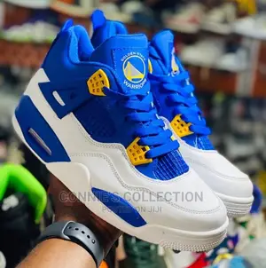 Photo - Air Jordan 4 Curry Warriors